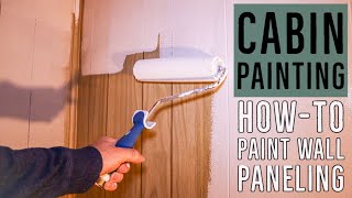 How To Paint Wall Paneling | Cabin Flip Ep.6