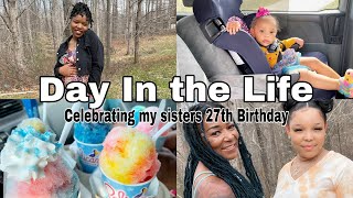 Celebrating my Sisters Birthday 🥳 | Trying Pelicans Snow-cones for the FIRST Time + Mall Run !