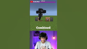 What happen if We Combined Wither & Command Block - #minecraft #shorts