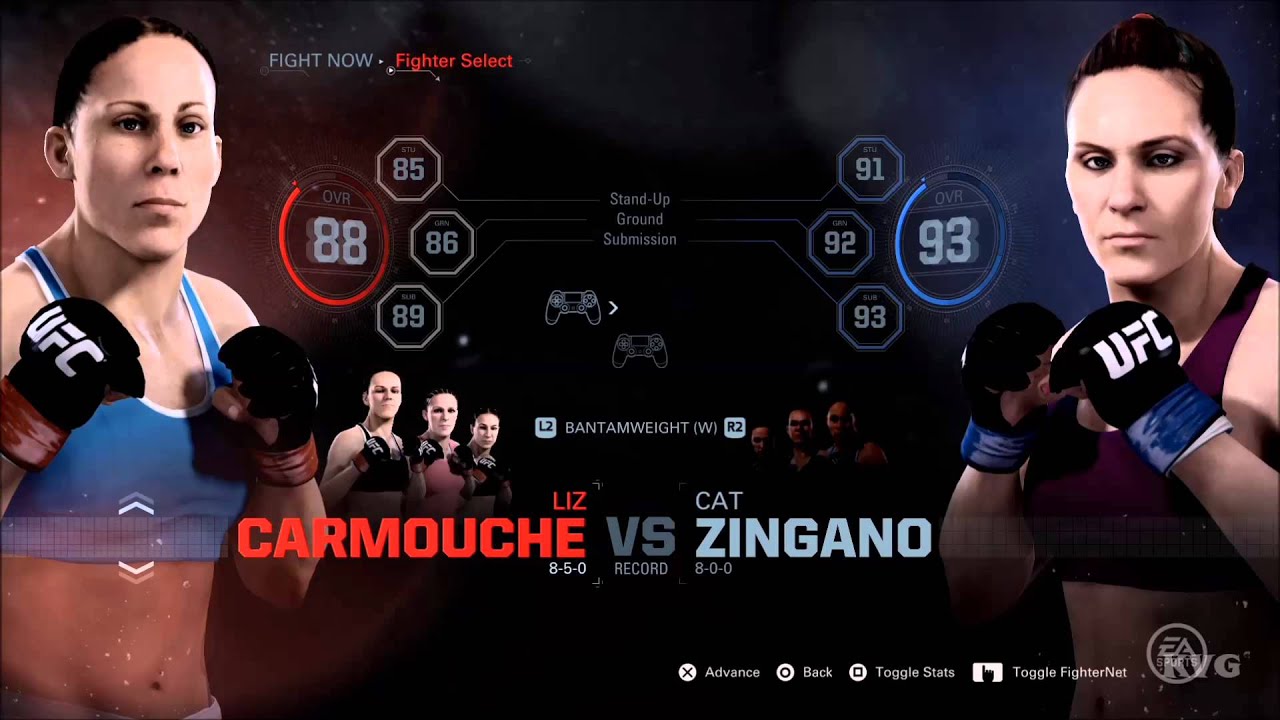 EA Sports UFC - All Female Fighters | Overall (PS4 HD) [1080p]