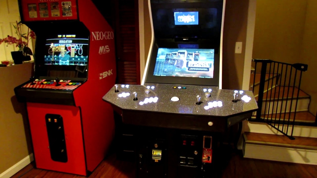 Custom Hyperspin Arcade Cabinet With Rgb Control Panel Youtube