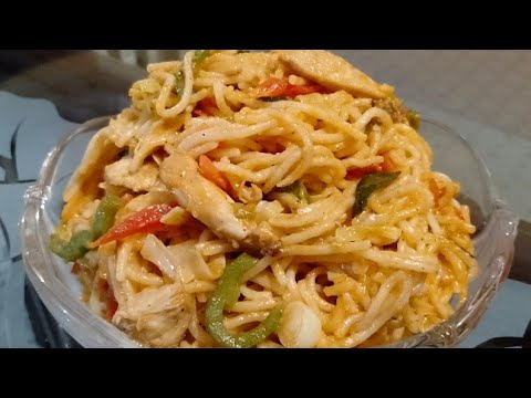 A Must Try recipe of Spaghetti 🍝 l New Recipe Of Chicken and Vegetables Noodles