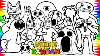 Garten Of Banban 8 Coloring Page / How To Color New Monsters from Garten Of Banban 8 / NCS Music