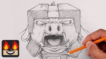 How To Draw Piglin | Minecraft Sketch Course