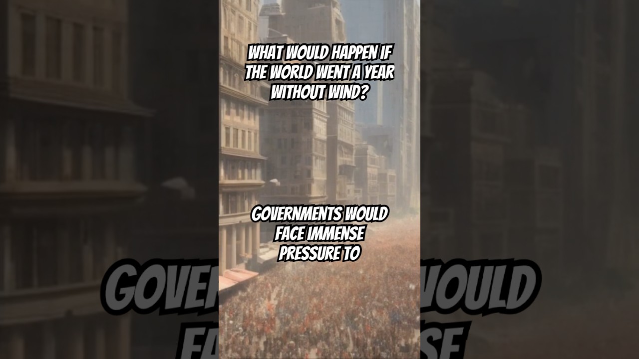 What Would Happen if The World Went a Year Without Wind?