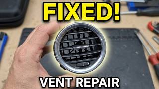 Opel Corsa D | Trying to Fix Loose/Unclipped Vent Fins (Ventilation, AC)