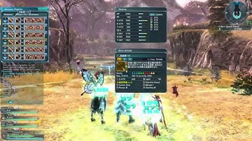 PSO2.PA combinations with weapon palette switching. Fi/Hu.
