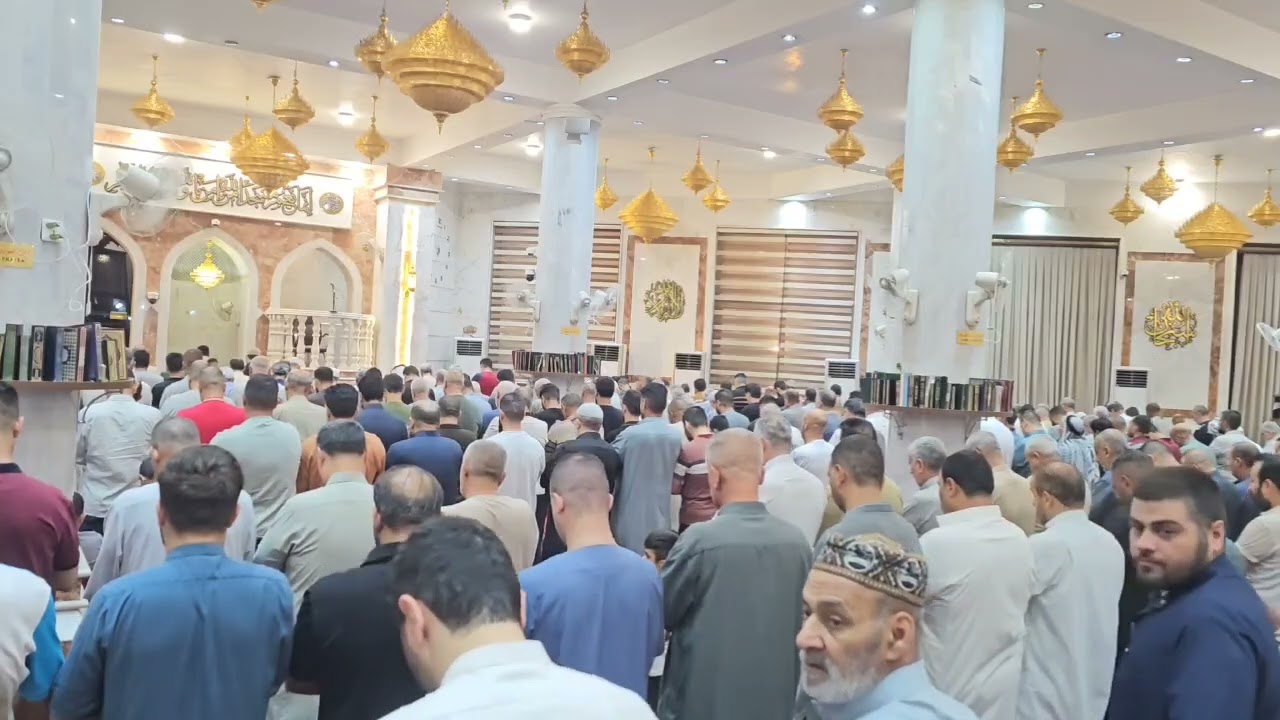 صلاة العشاء..للشيخ ميثم القيسي..جامع خالد بن الوليد 