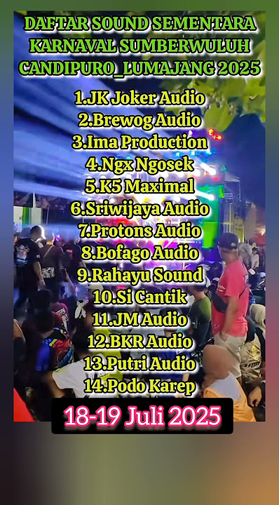 Karnaval Sumberwuluh Candipuro Lumajang #shorts