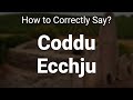How to Correctly Pronounce 1 (Sardinia, Italy)