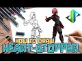 [DRAWPEDIA] HOW TO DRAW *NEW* HEART-STOPPER SKIN from FORTNITE - STEP BY STEP DRAWING TUTORIAL
