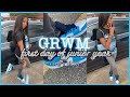 GRWM: First Day Of School + Mini Vlog *junior year* | Mia Chanelle