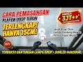 Cara memasang plapon drop 15 cm lampu harga 3 jutaan || hasilnya luar biasa