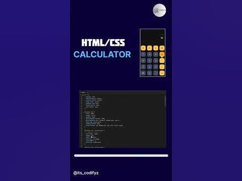 Make Calculator using HTML and CSS - YouTube