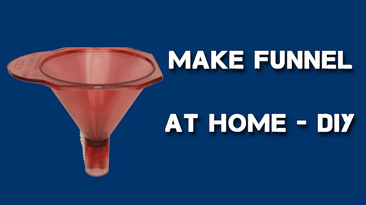 How To Make Funnel At Home Using Plastic Bottle ? DIY Funnel - A homemade Plastic Funnel