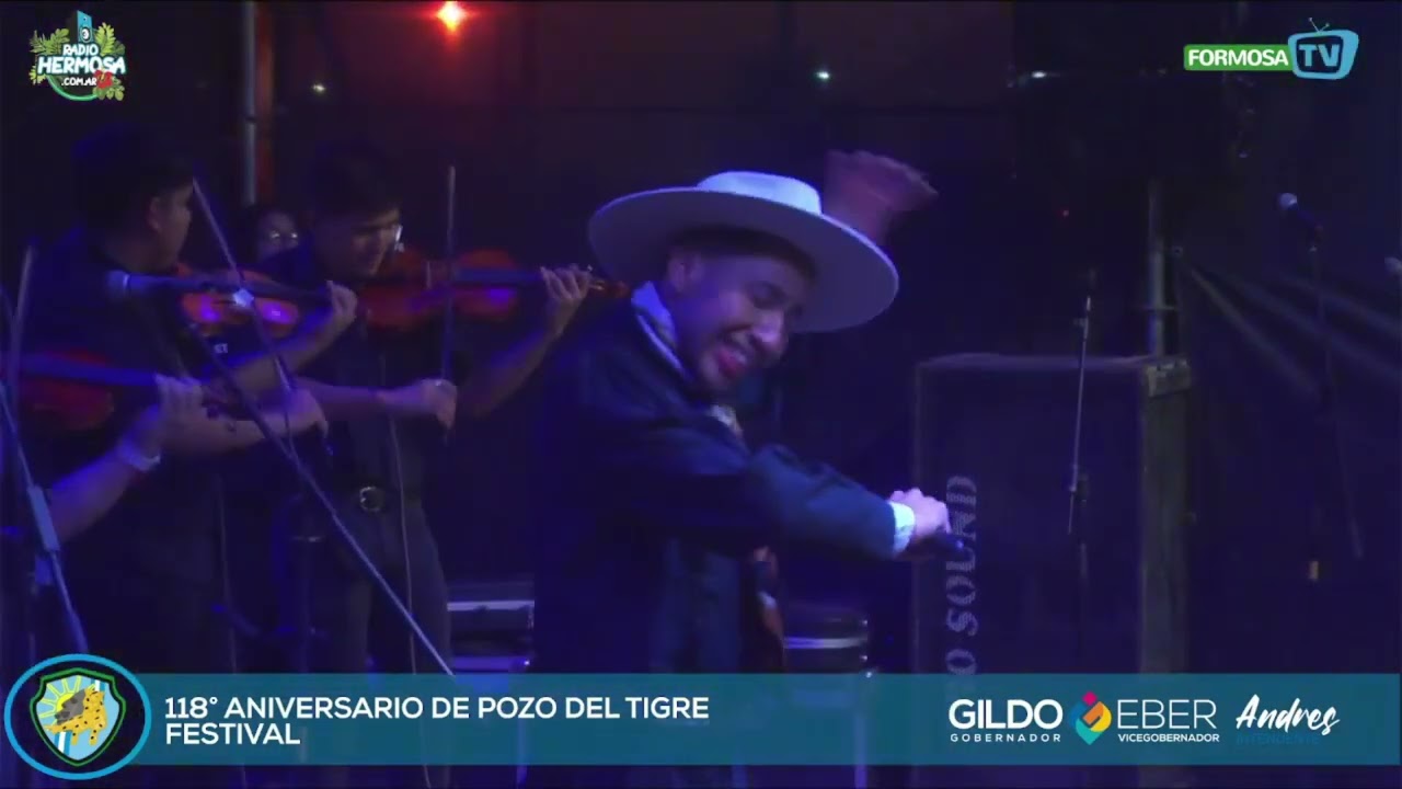 JOAQUIN SOSA EN EL FESTIVAL DE LOS 118° ANIVERSARIO DE POZO DEL TIGRE