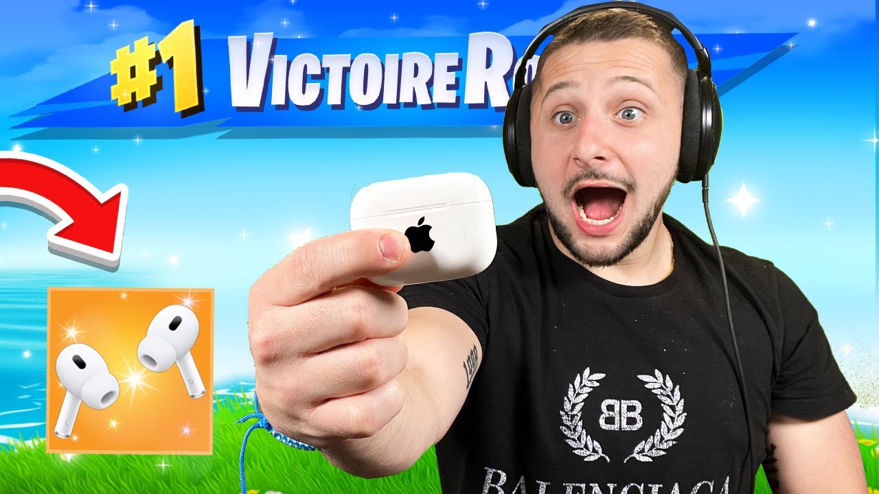 JOUER à FORTNITE avec DES AIRPODS PRO ! ( j'entend rien... ) YouTube