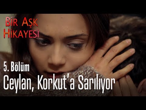 Ceylan, Korkut'a sarılıyor - Bir Aşk Hikayesi 5. Bölüm