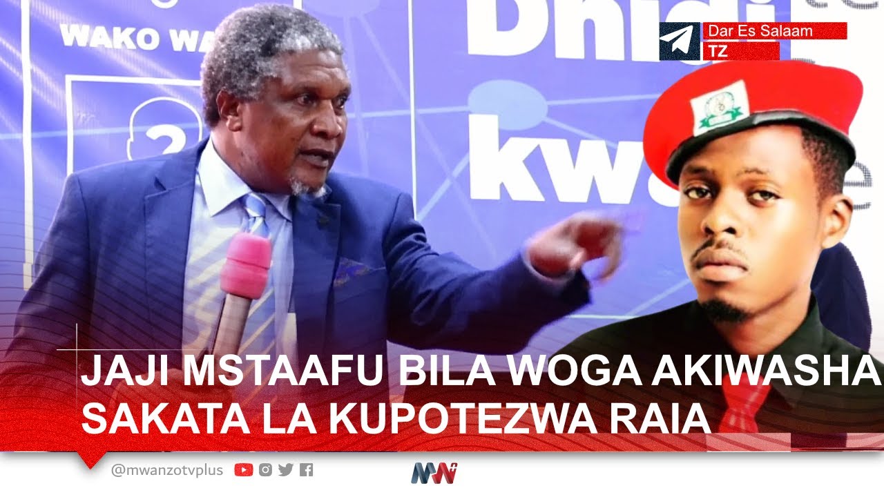 HUYU JAJI MSTAAFU NI BALAA, BILA WOGA AKINUKISHA SAKATA LA UTEKAJI MBELE YA MAKAMANDA WA POLISI