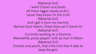 Saucy Santana - Material Girl (lyrics)