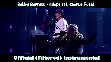 Gabby Barrett - I Hope (ft. Charlie Puth) [Official Filtered Instrumental]