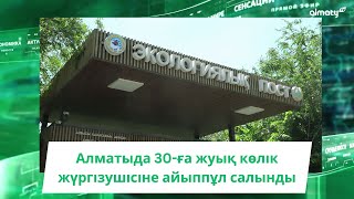 Алматыда 30ға жуық көлік жүргізушісіне айыппұл салынды