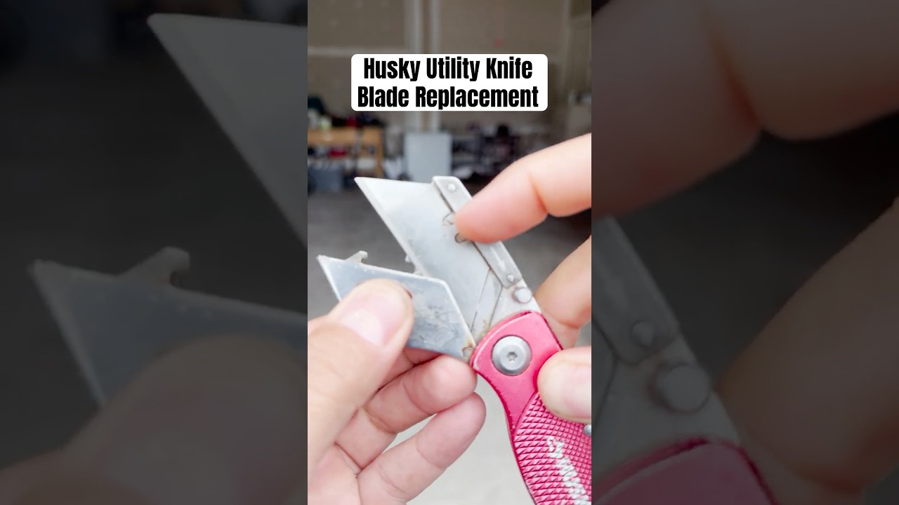 How to Replace Husky Utility Knife Blade?