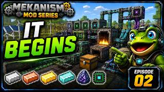 Learn Mekanism: Your First Machines and Factory Setup | Episode 2