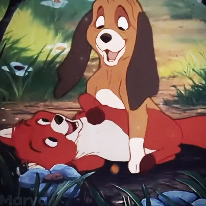 Tod and Copper #edit #thefoxandthehound #fyp #disney