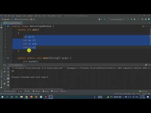 Return Type In Java | What is return in method | return type kya hota hai java me ?
