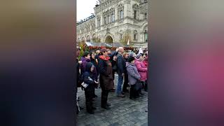 Ансамбль Калина на Красной площади с песней \