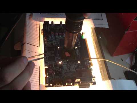 Пайка чипа видекарты