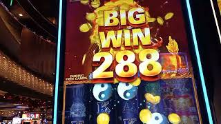 DRAGONS FOO SLOT MACHINE BONUS SESSION. BIG WIN! LOL. SMALL WIN!! #lonewulfrick