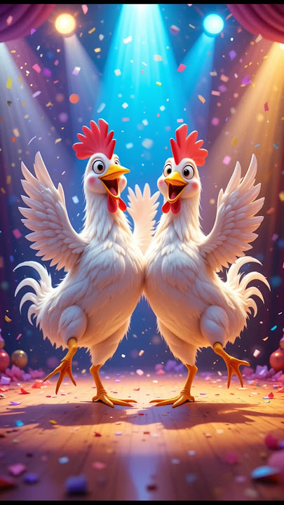 Funny chicken dance ππππ#chicken #funny #rooster #ai #dance | chicken New dance #dancing P-5
