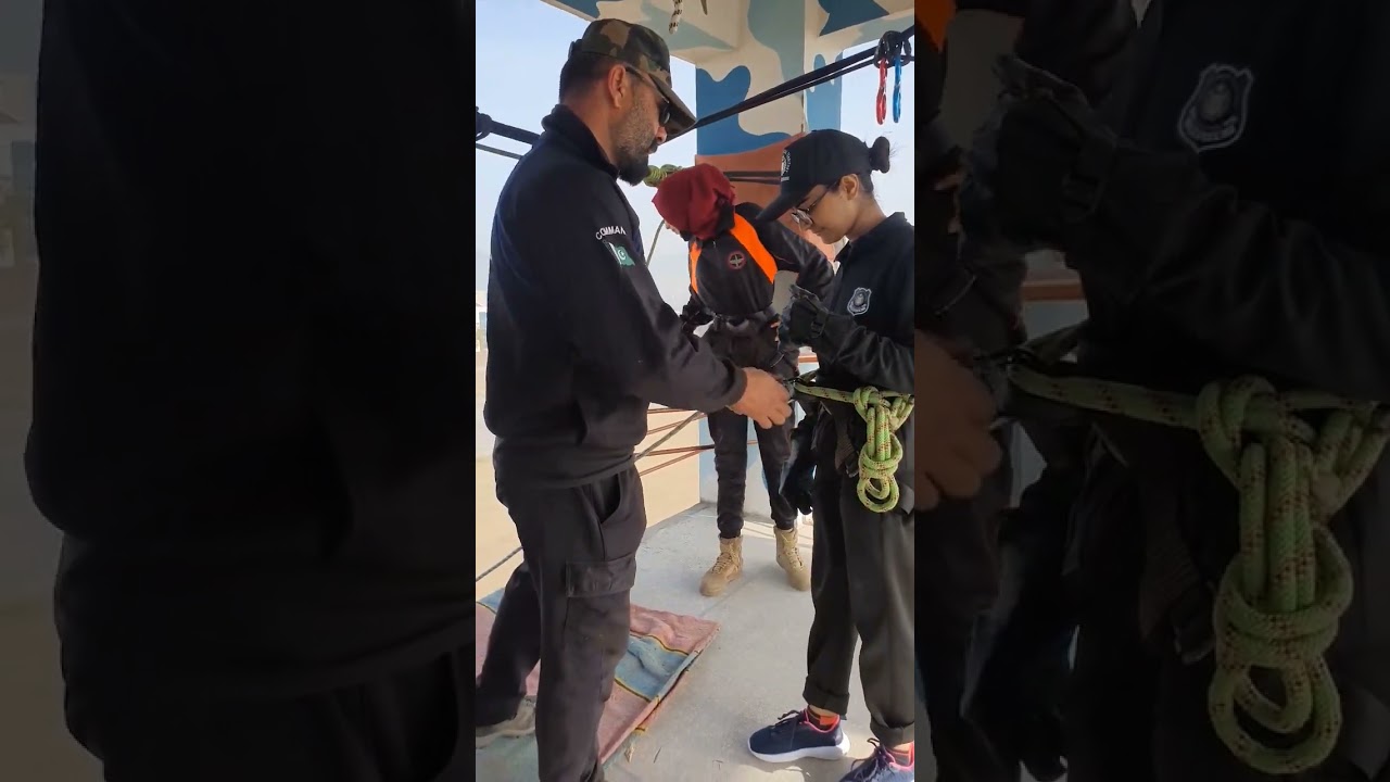 Women Empowerment |  Rappelling Training Session for Self Defense Course Participants 