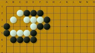 Life and death hand 179-54:2 touchstone! White seems to be a living chess  black first  can you kil
