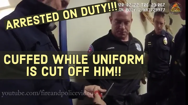 Officer Arrested While On Duty!! Uniform Cut off h...