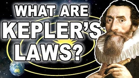 De drie wetten van Kepler uitgelegd