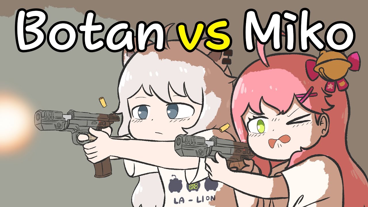 【Hololive】 Playing Resident Evil with Botan and Miko 【Shishiro Botan/Clip/Ebihurai/Comic】