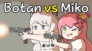 【Hololive】 Playing Resident Evil with Botan and Miko 【Shishiro Botan/Clip/Ebihurai/Comic】