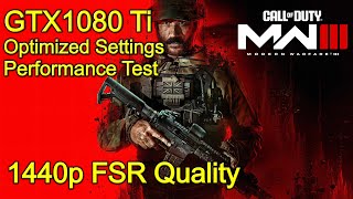 Call of Duty Modern Warfare 3 (2023) Beta GTX1080 Ti - 1440p FSR2.1 Performance Test by FantasyNero 255 views 6 months ago 3 minutes, 2 seconds