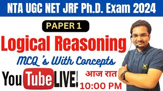 UNIT 6 LOGICAL REASONING IMPORTANT MCQ'S || SQUARE OF OPPOSITION || UGC NET JRF EXAM || RAJNEESH SIR