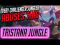 WILD RIFT TRISTANA JUNGLE NEW HOT PICK STRATEGY IN HIGH ELO (OP ADC JG WHO WONT GET NERFED)
