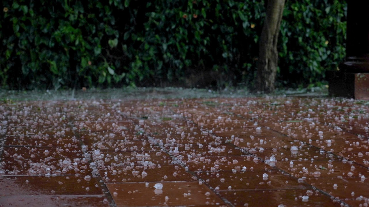 Hail falling in slow motion - no Copyright - YouTube