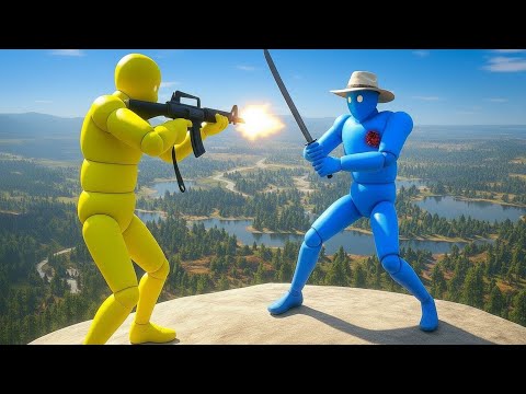 NPC Wars with Active Ragdoll Dudes #26 Euphoria Physics