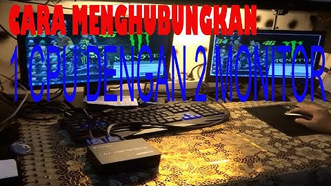 TUTORIAL CARA MENGHUBUNGKAN 1 PC/KOMPUTER 2 MONITOR {4 PORT VGA SWITCH} ~ [[Part 3]]