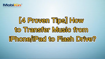[4 Proven Tips] How to Transfer Music from iPhone/iPad to Flash Drive?