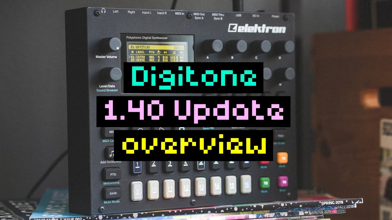 Digitone OS 140 Update   Song Mode overview  New scales in chromatic mode