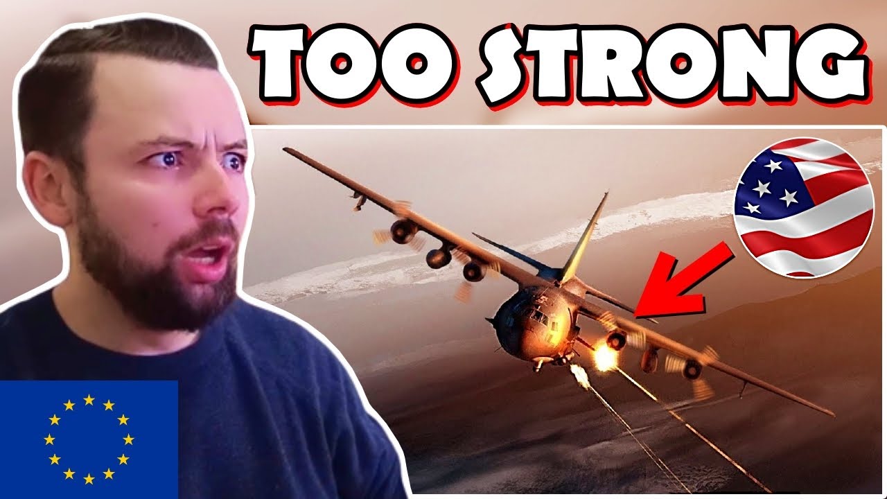 European Reacts: This is America's AC-130 Gunship on Steroids