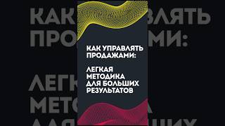 Как управлять продажами: легкая методика для больших результатов
